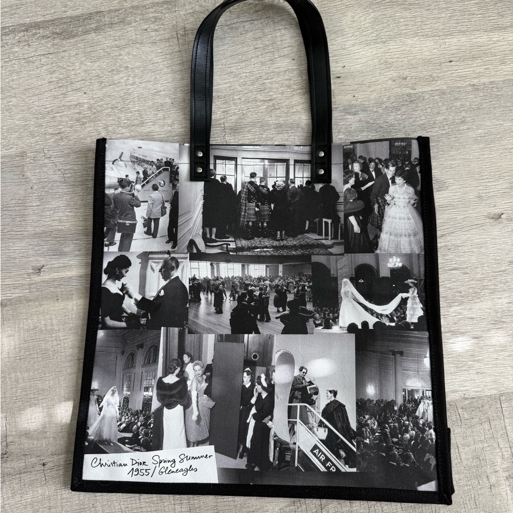 Dior Monochrome Photo Print Tote